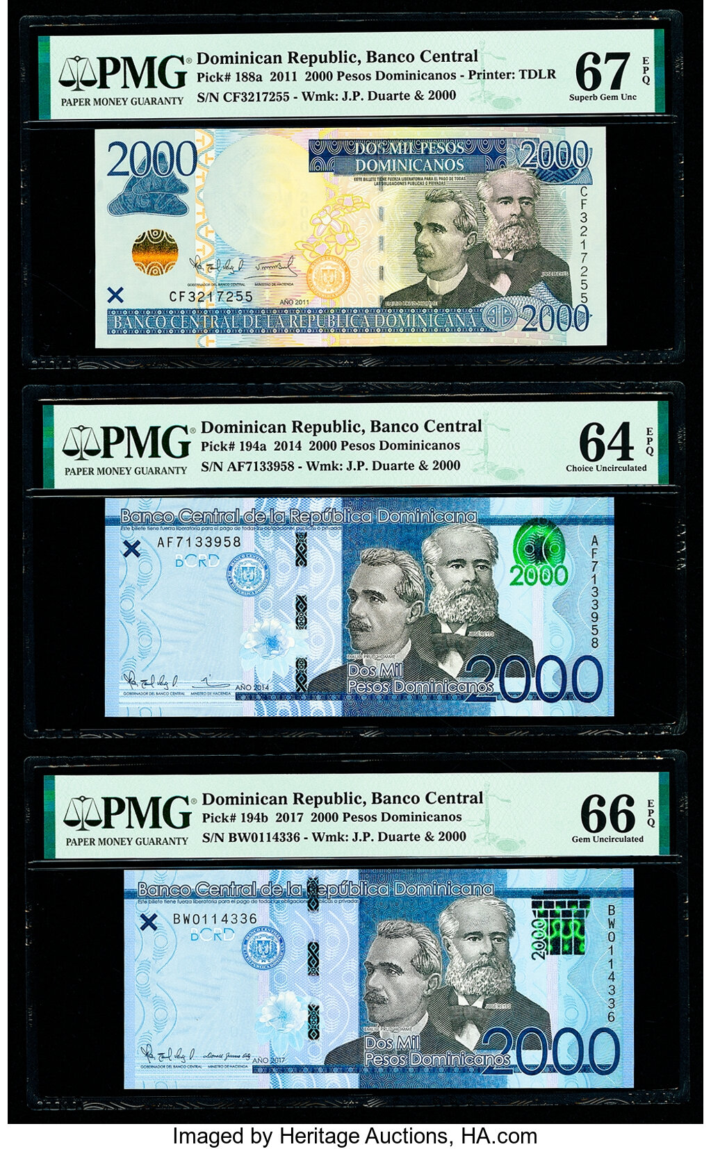 image for: Dominican Republic  2,000 pesos dominicanos (B718a)