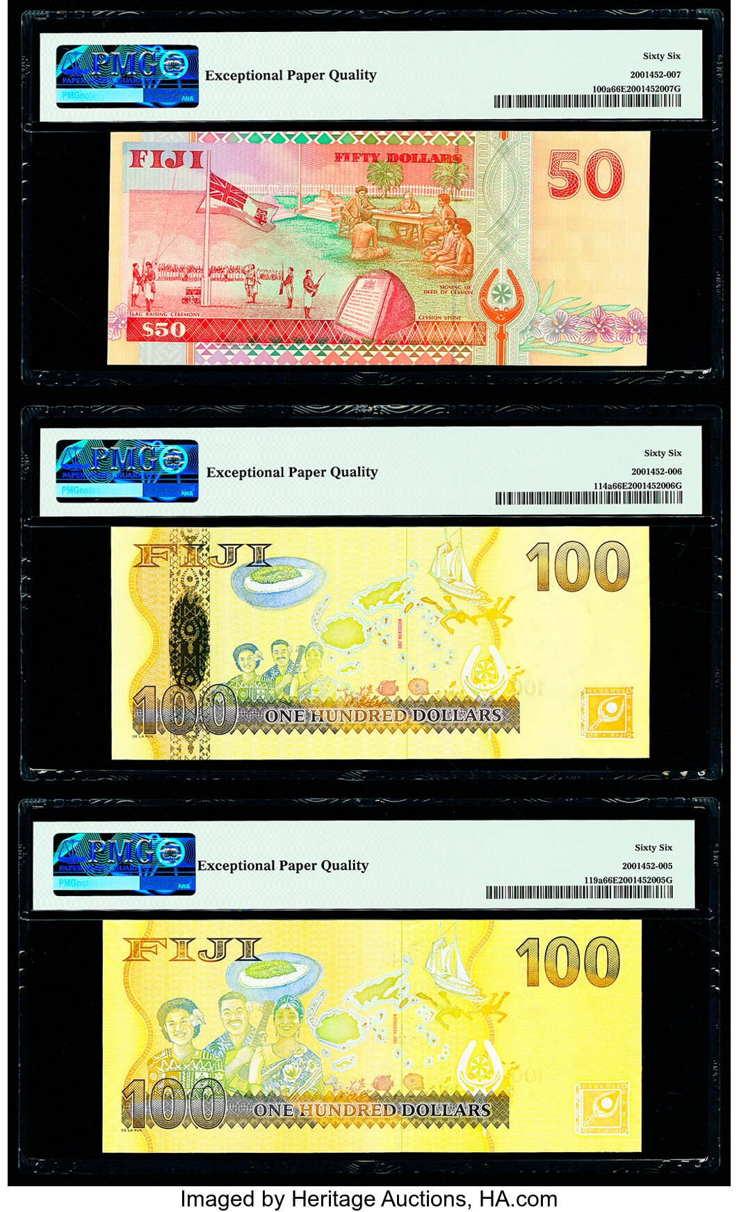 image for: Fiji  100 dollars (B530a)