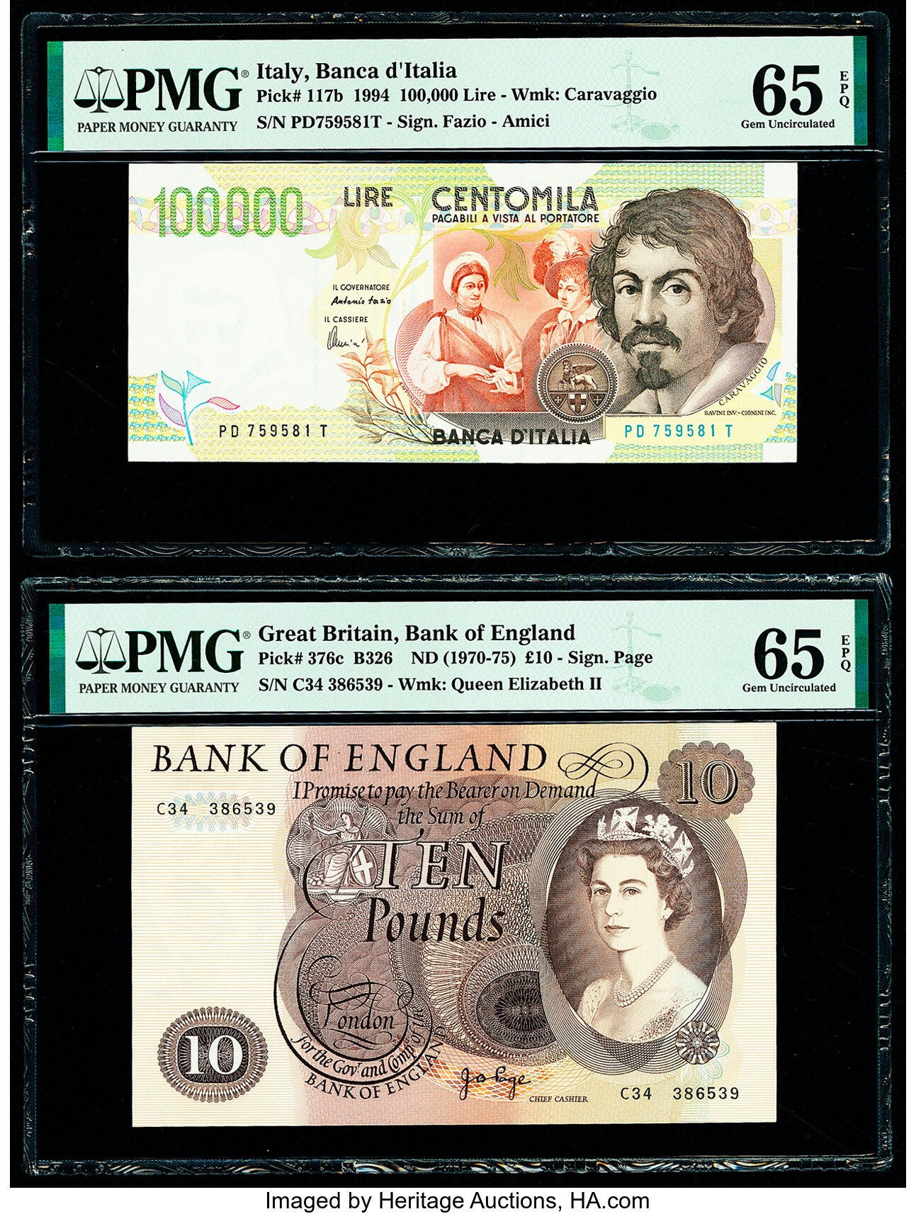 image for: United Kingdom  10 pounds (B182bs)
