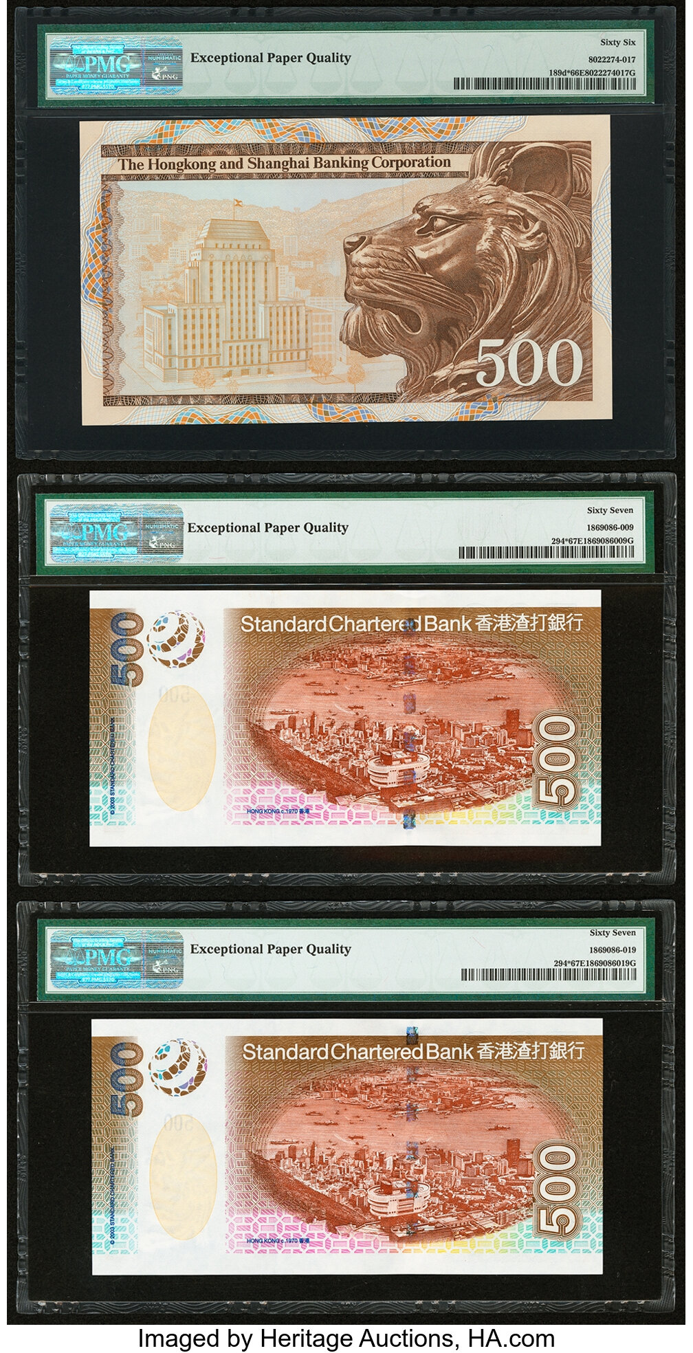 image for: Hong Kong  500 dollars (B416a)