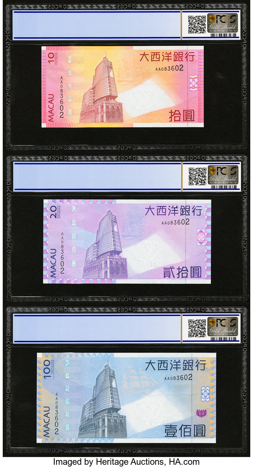 image for: Macau  100 patacas (B071c)