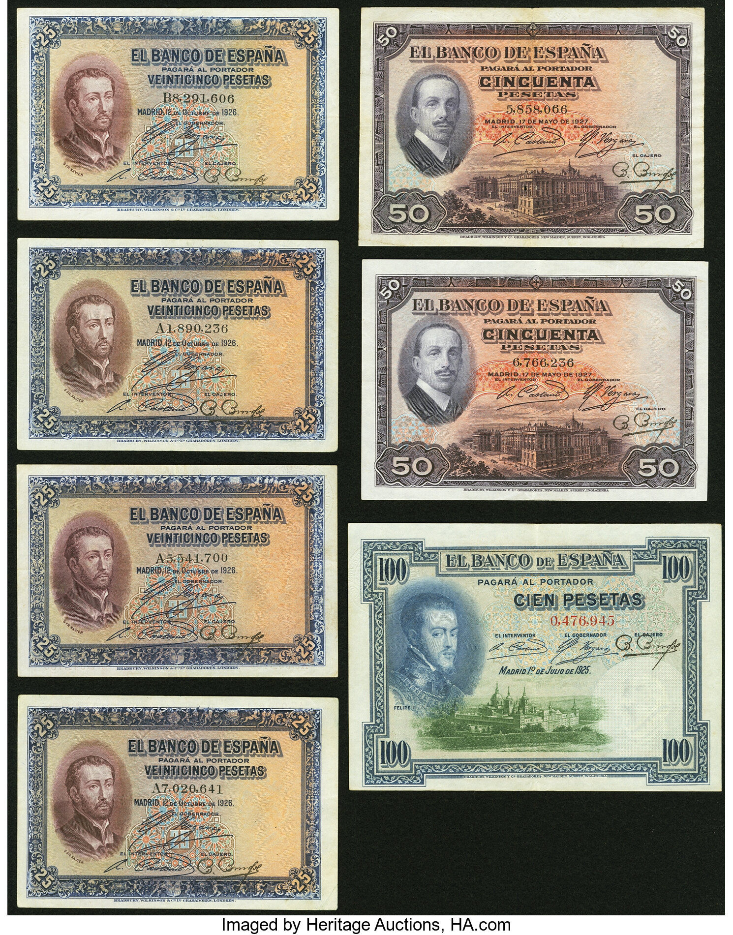 image for: Spain  100 pesetas (B512as1)