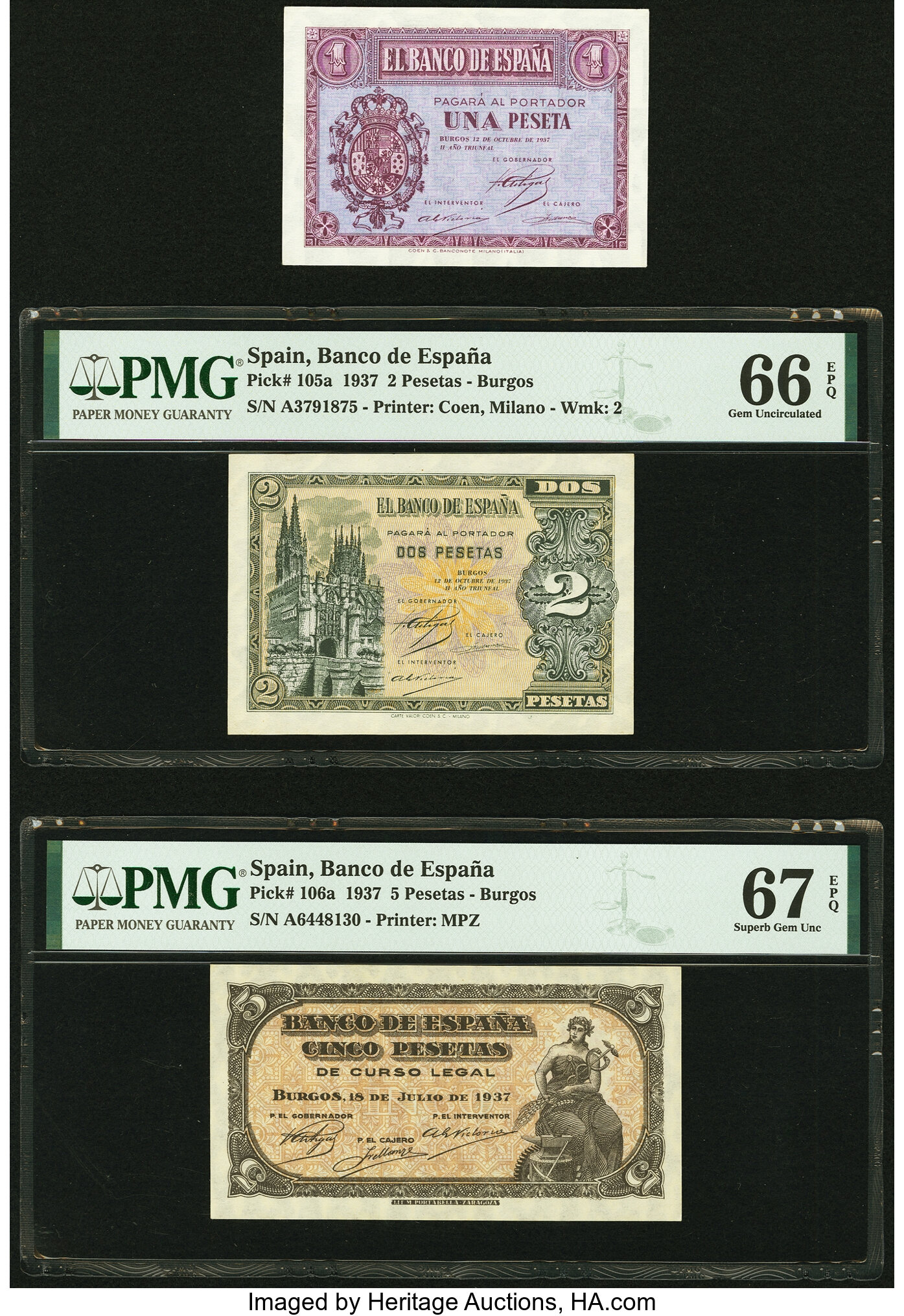 image for: Spain  5 pesetas(B571a)