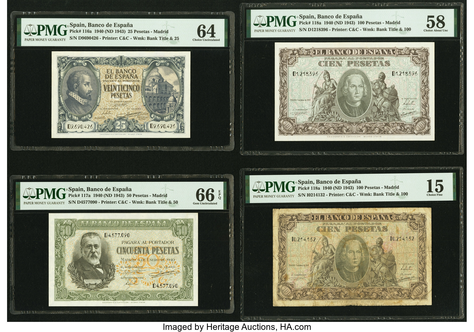 image for: Spain  100 pesetas (B584at2)
