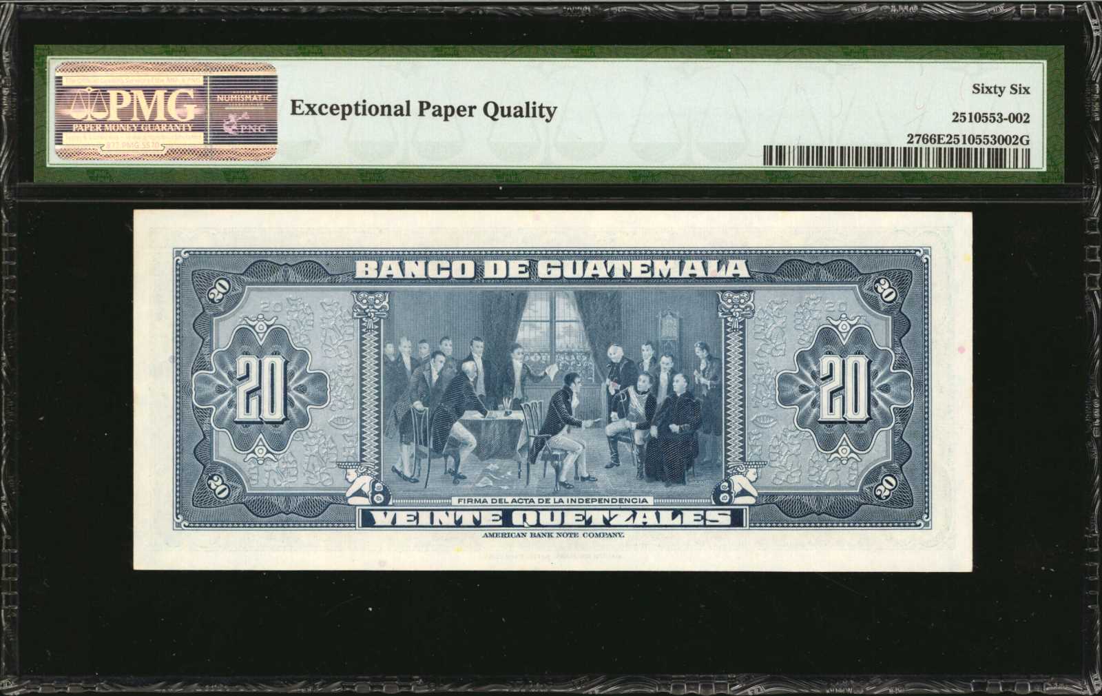 image for: Guatemala  20 quetzales (B509b)