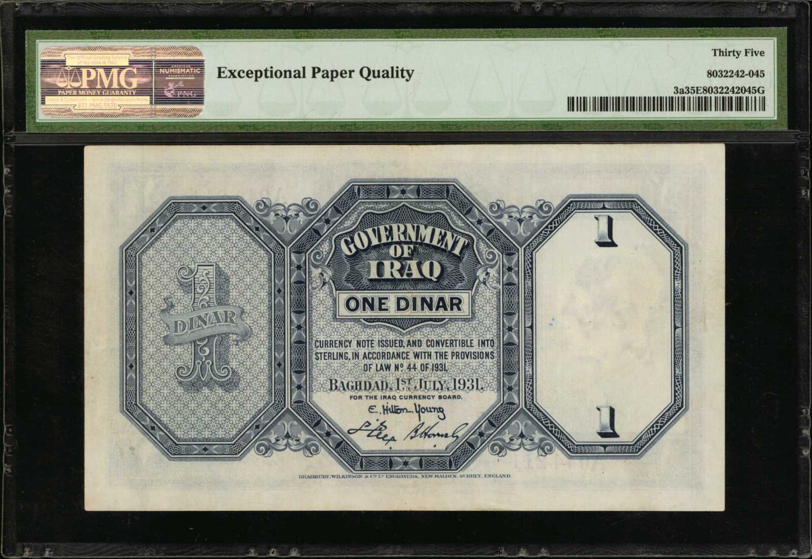 image for: Iraq  1 dinar(B103ap)