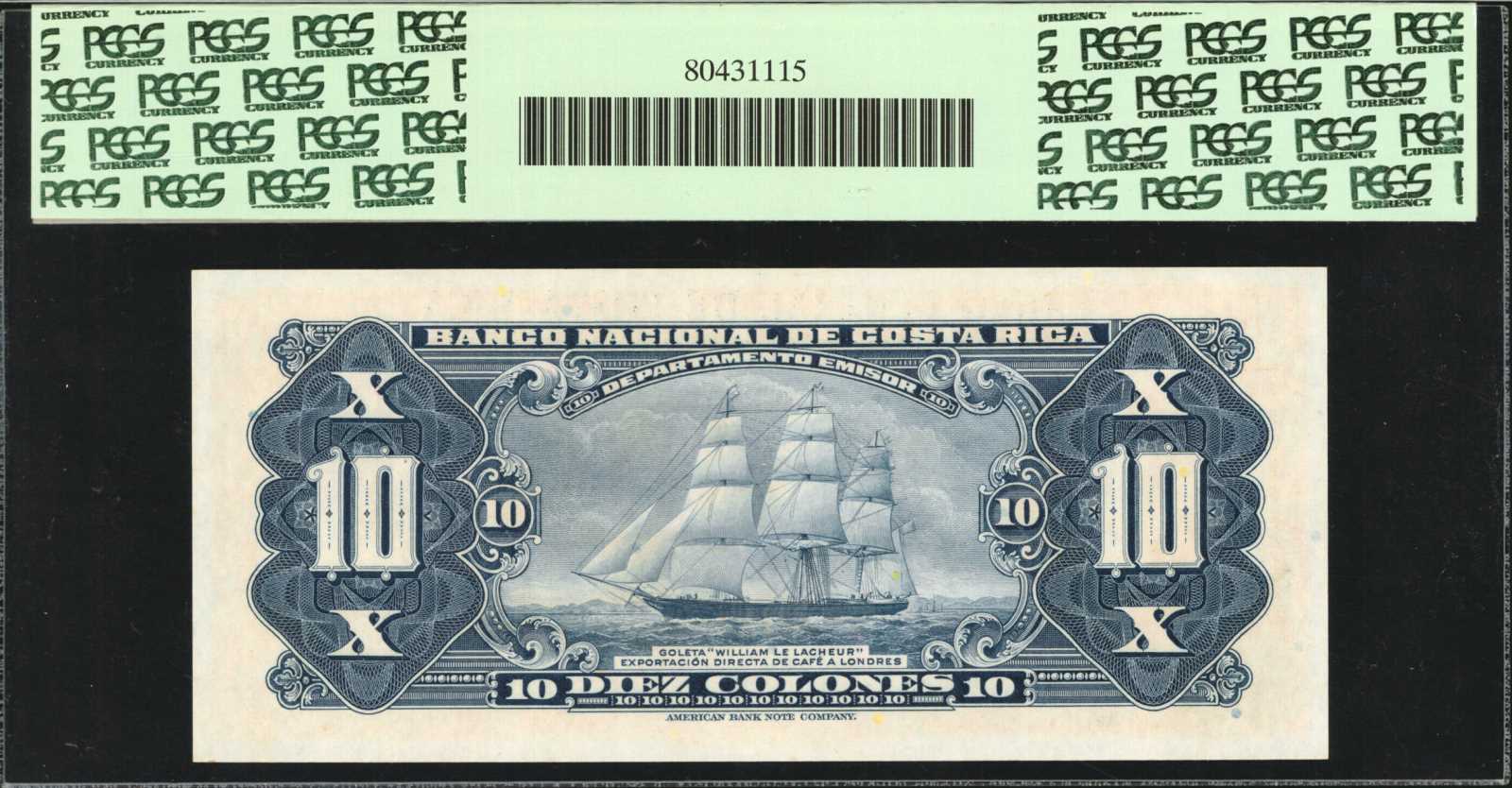 image for: Costa Rica  10 colones(B502a)