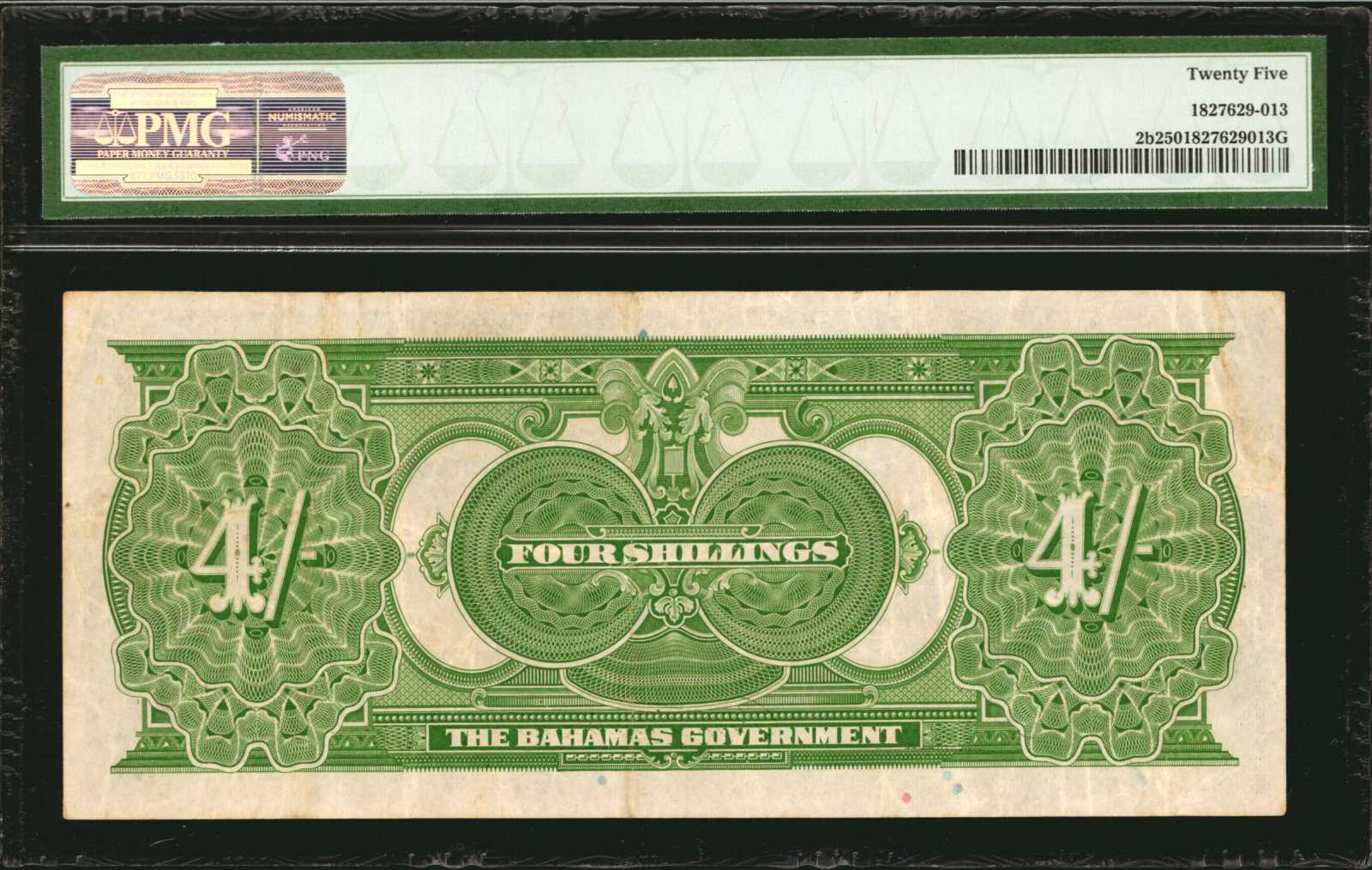 image for: Bahamas  4 shillings(B102b)