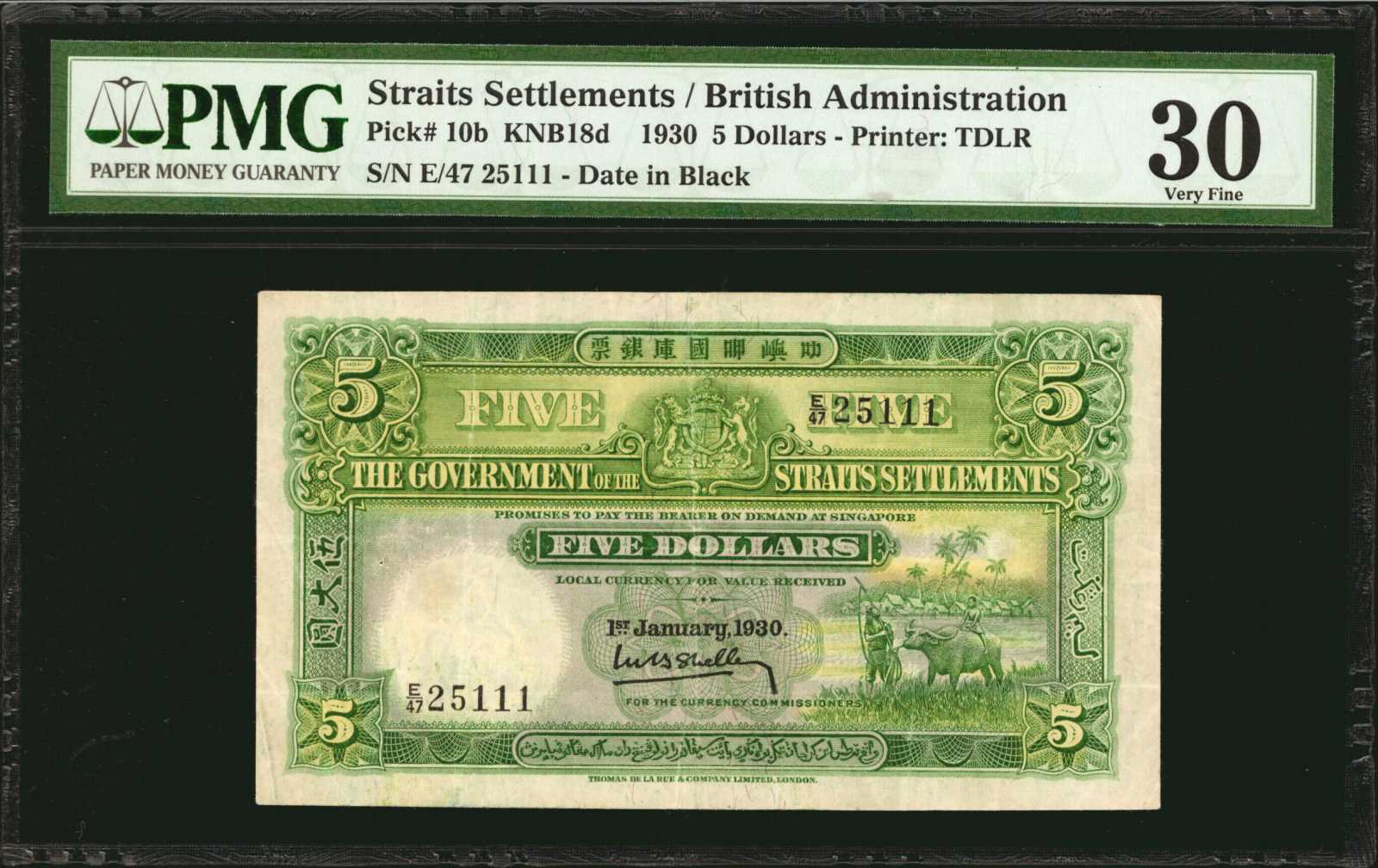 1.1.1925 1ST January, 1925 Sig 14: Pountney Date and sig in green Prefix D/1 - D/80 Intro: 00 05 1926 