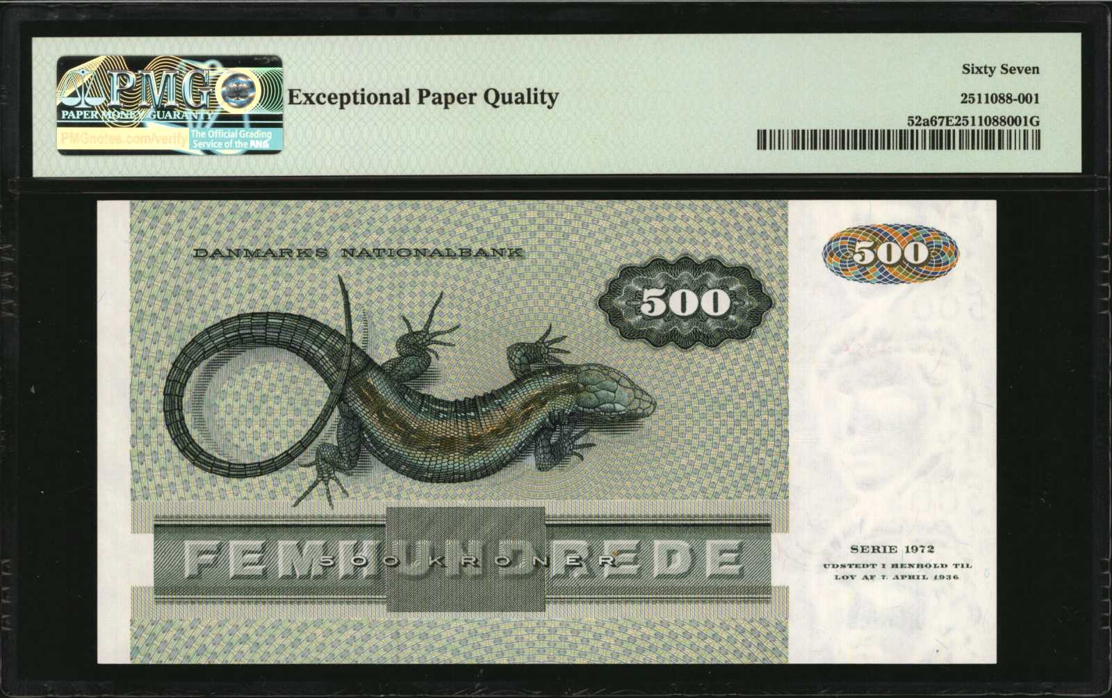 image for: Denmark  500 kroner (B923a)