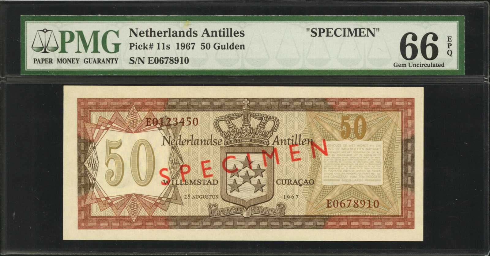 image for: Netherlands Antilles  50 gulden (guilders) (B211bs)