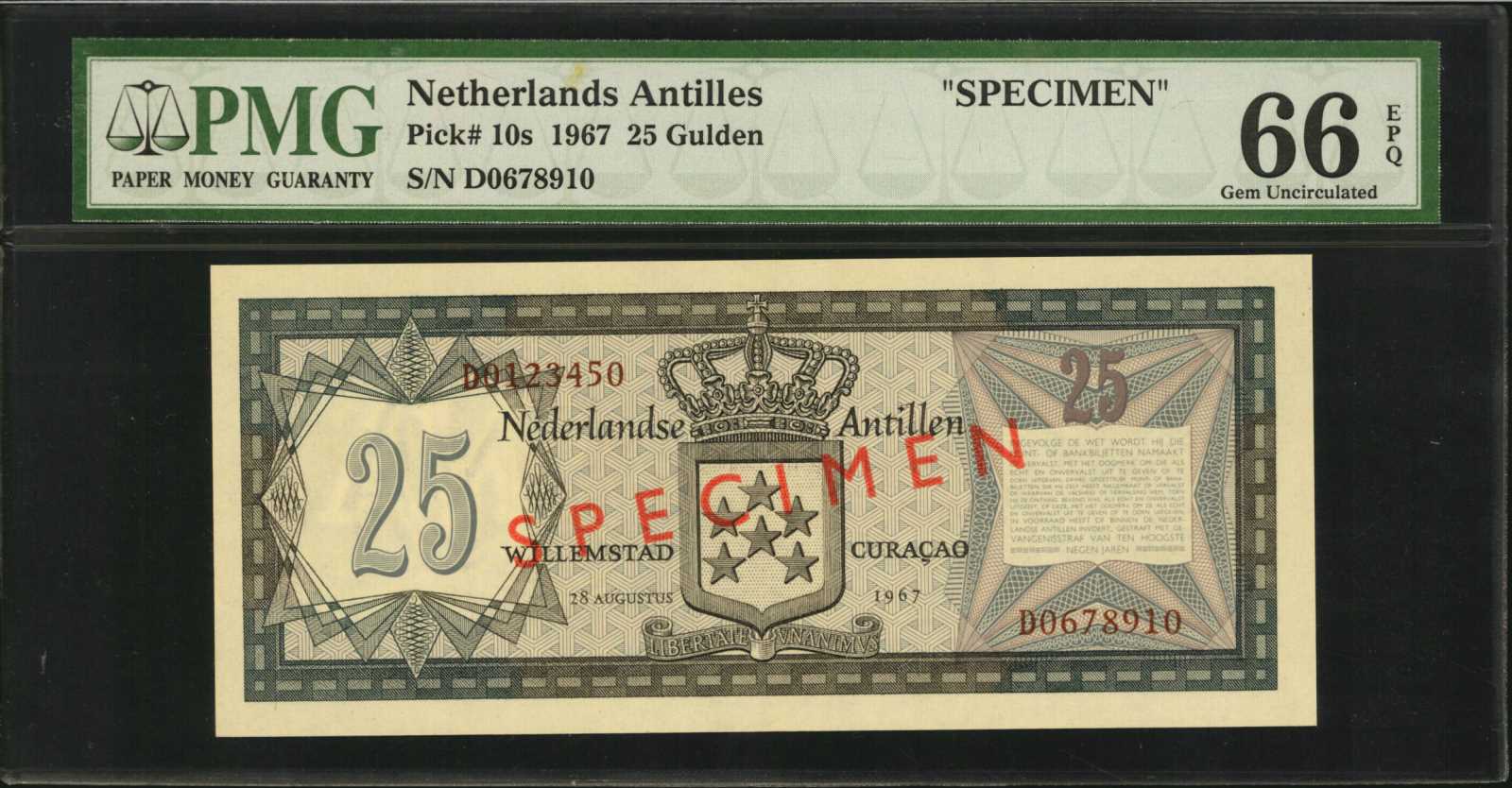 image for: Netherlands Antilles  5 gulden (guilders) (B208as)