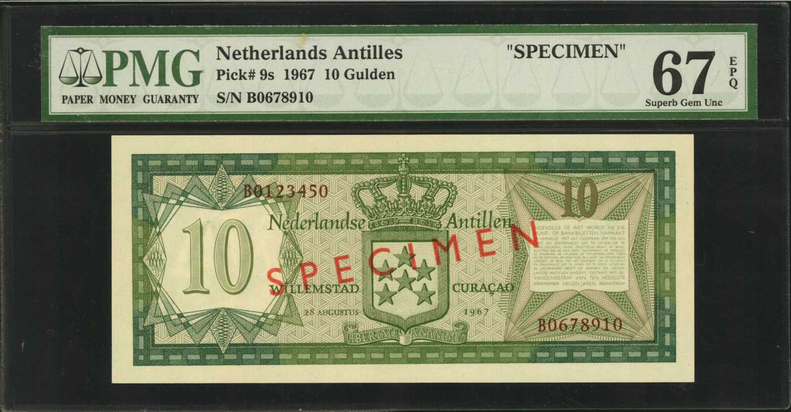 image for: Netherlands Antilles  5 gulden (guilders) (B208bs)