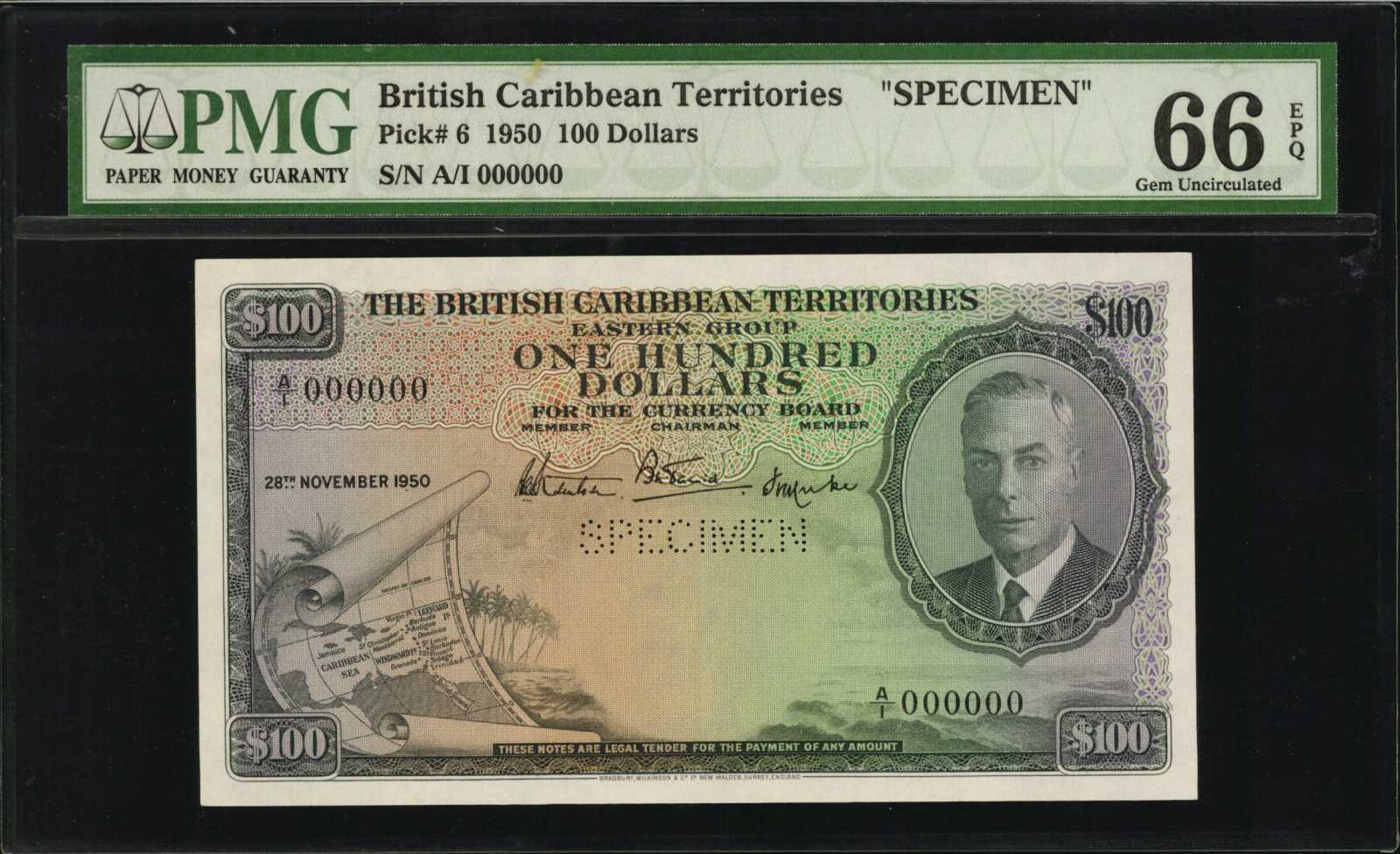 image for: British Caribbean Territories  10 dollars(B104a)