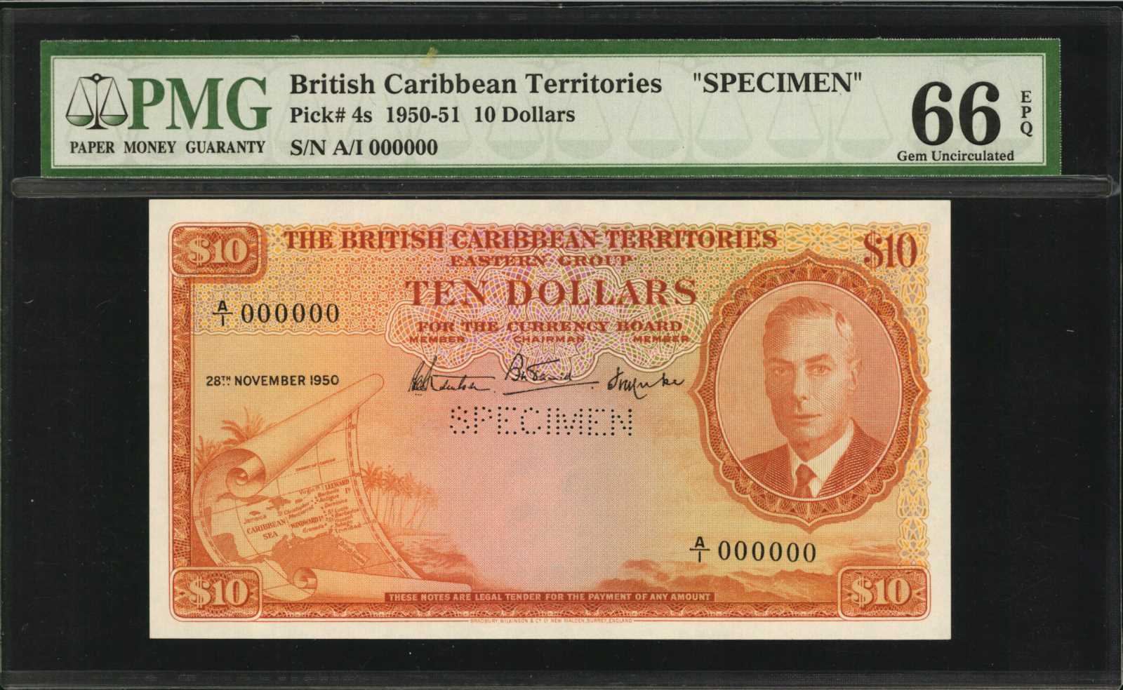 image for: British Caribbean Territories  20 dollars(B105as1)