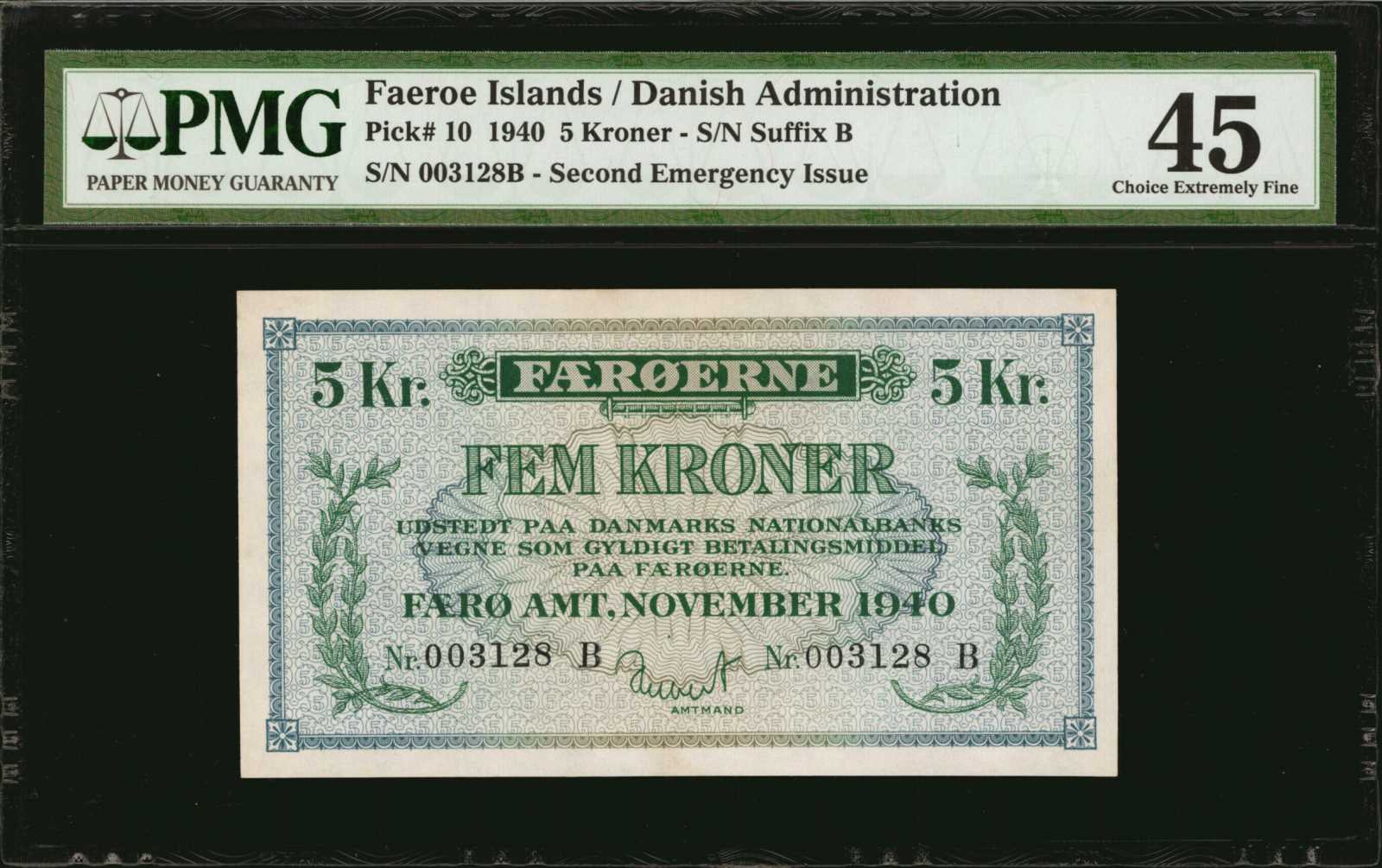 image for: Faroe Islands  5 kroner(B109a)