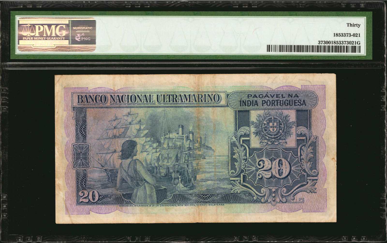 image for: Portuguese India  20 rupias(B326as2)