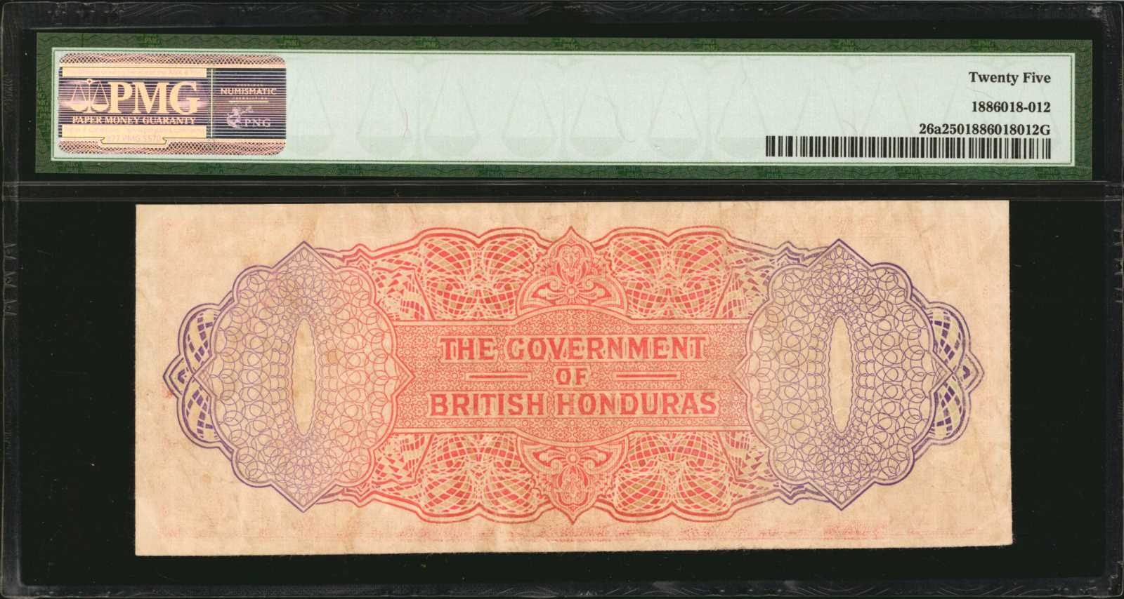 image for: British Honduras  5 dollars (B125c)
