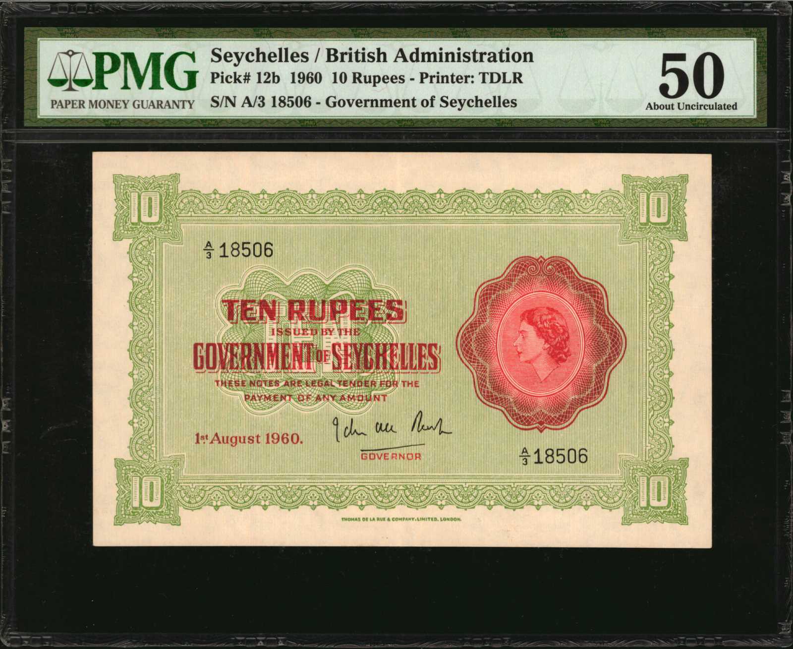 image for: Seychelles  10 rupees(B119as)