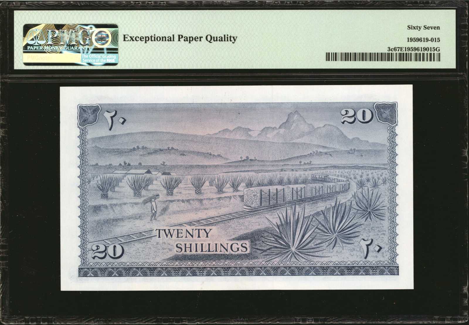 image for: Kenya  20 shillings (B103bs)