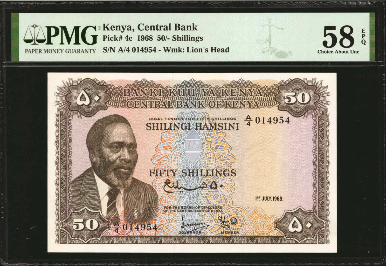 image for: Kenya  50 shillings (B104t)