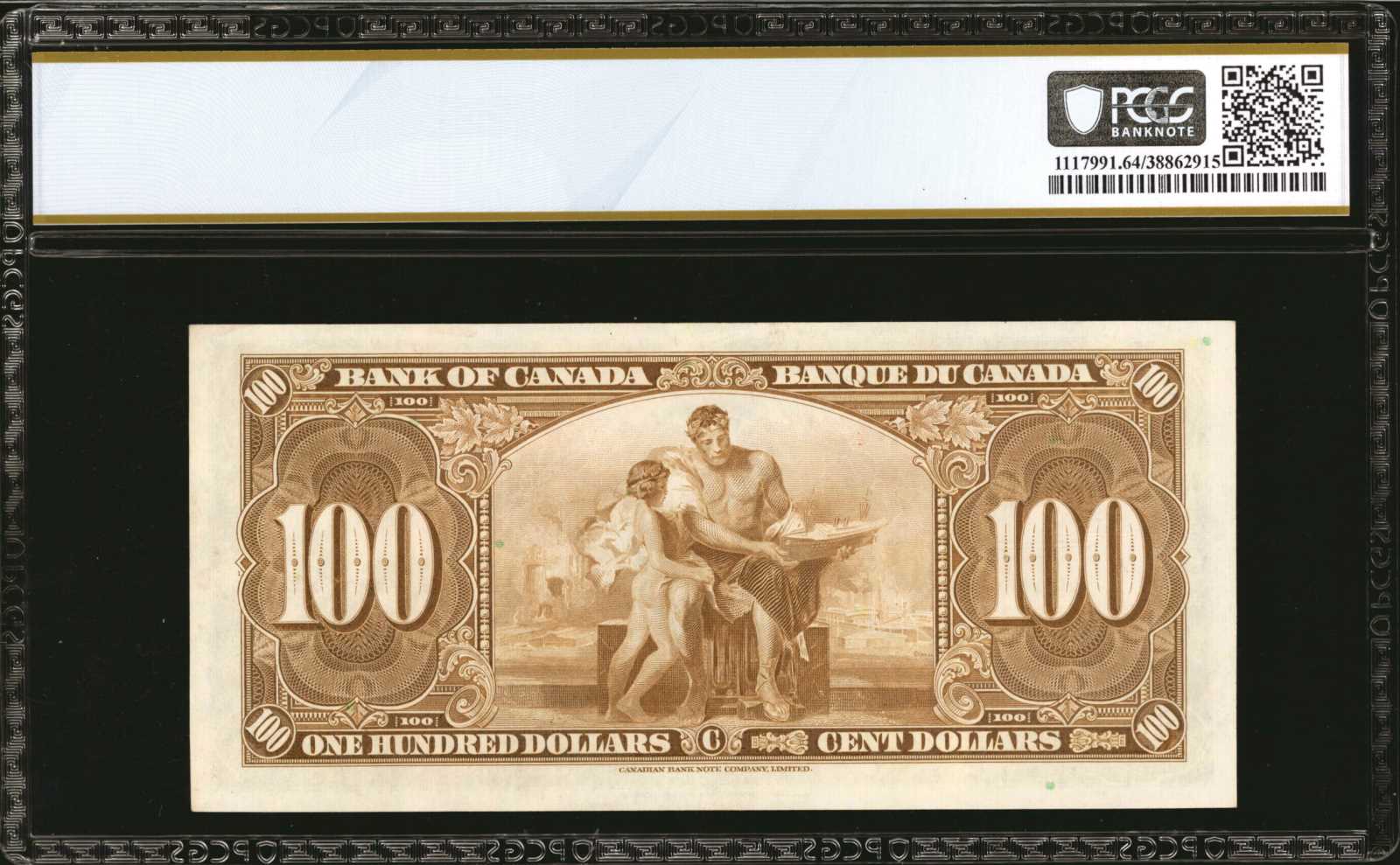 image for: Canada  100 dollars (B327a)