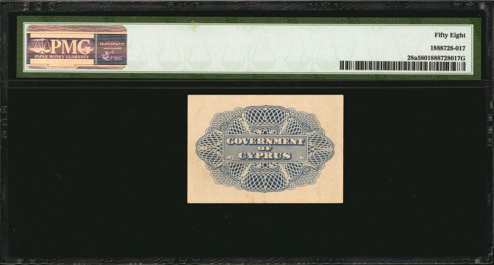 image for: Cyprus  3 piastres (B128ds)