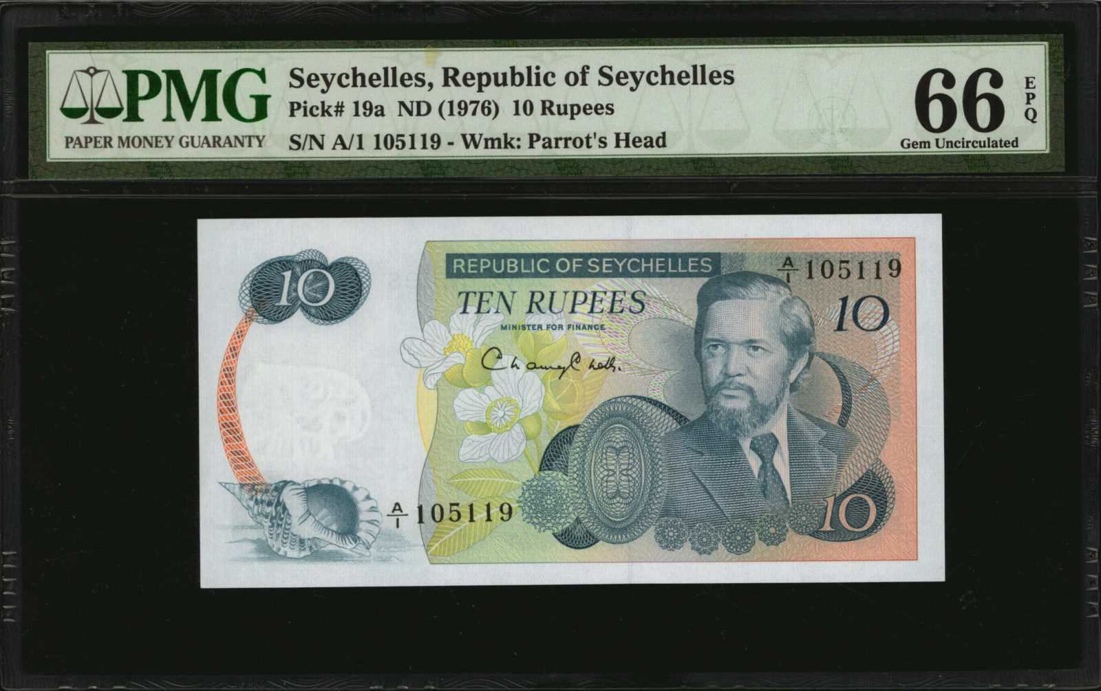 image for: Seychelles  10 rupees (B201as)