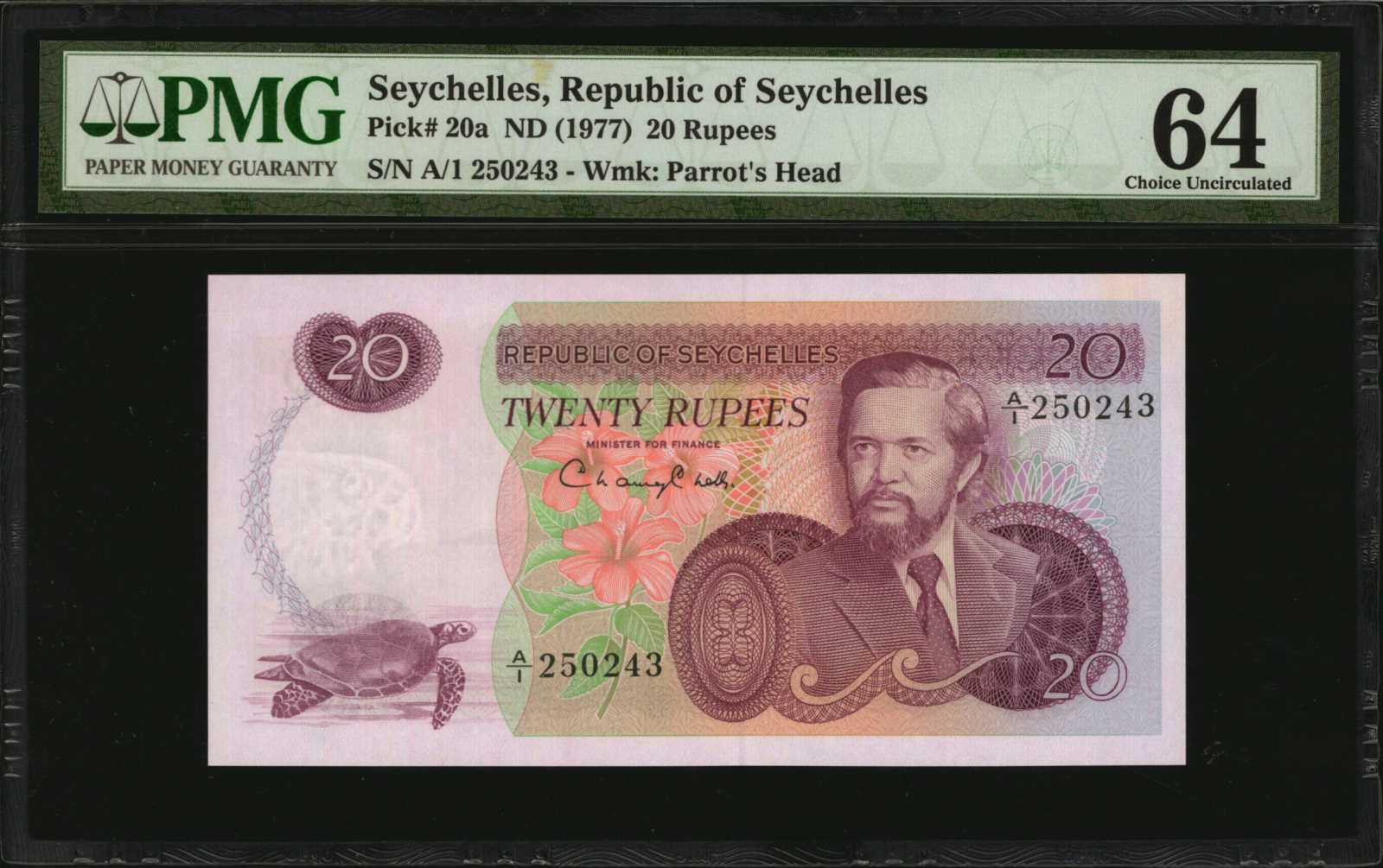 image for: Seychelles  20 rupees (B202a)