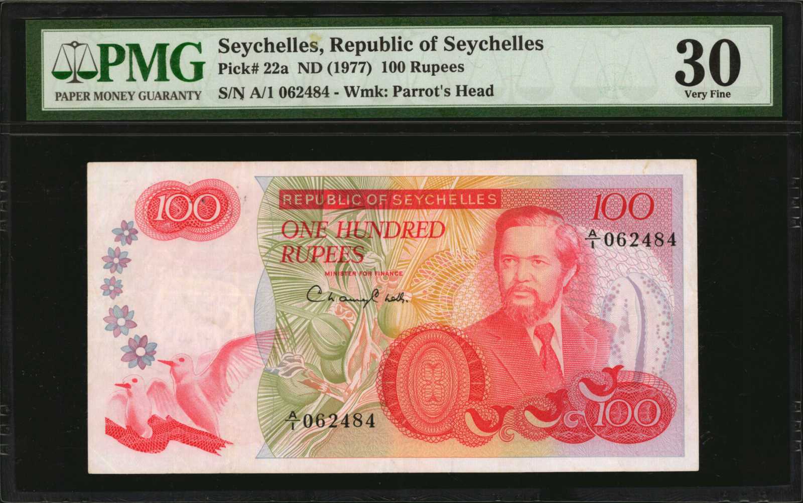 image for: Seychelles  100 rupees (B204ap)