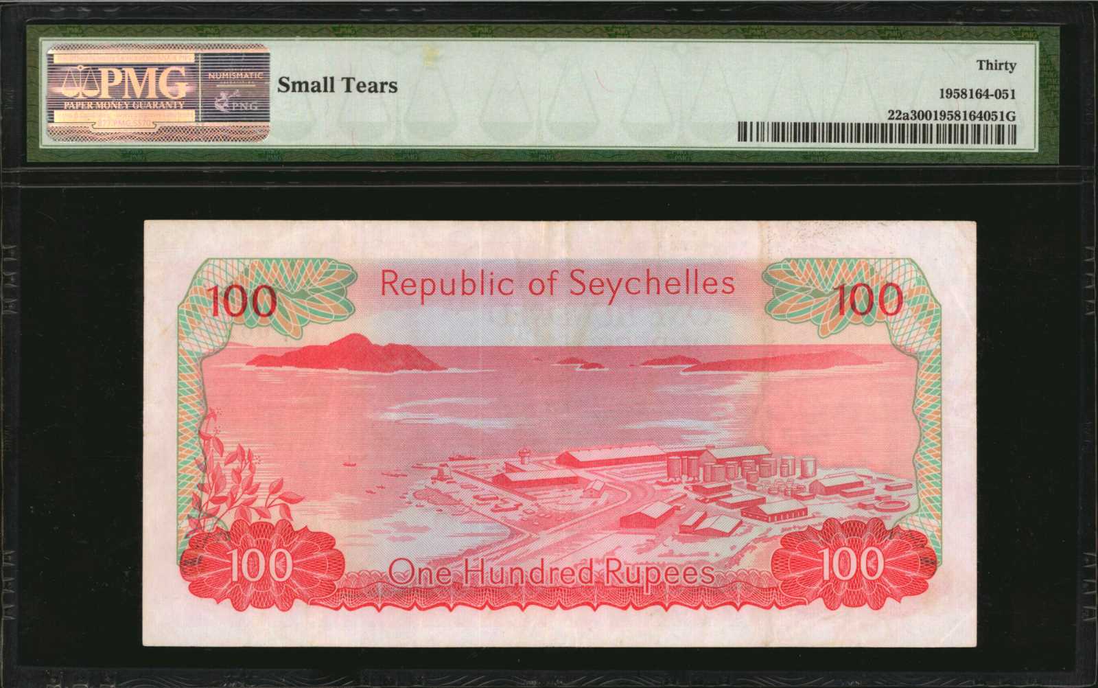 image for: Seychelles  100 rupees (B204ap)