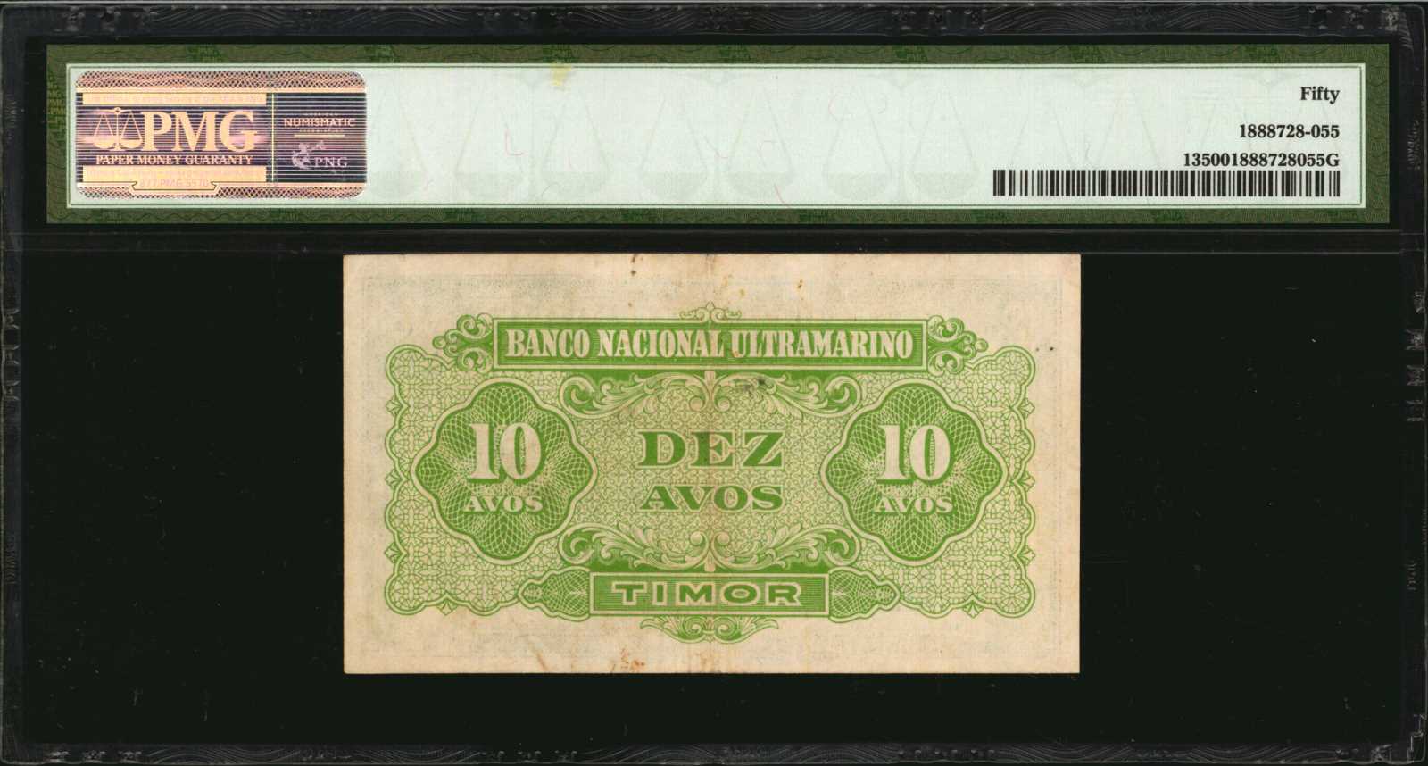 image for: Timor  10 avos (B111a)