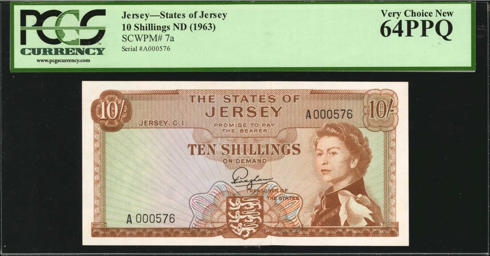 image for: Jersey  10 shillings (B107as2)