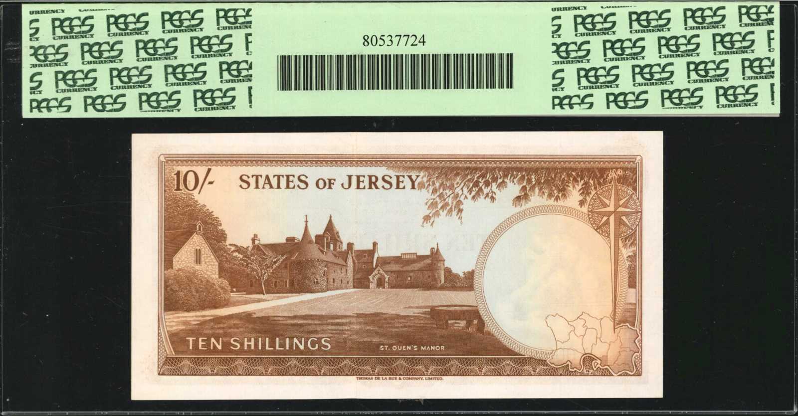 image for: Jersey  10 shillings (B107as2)