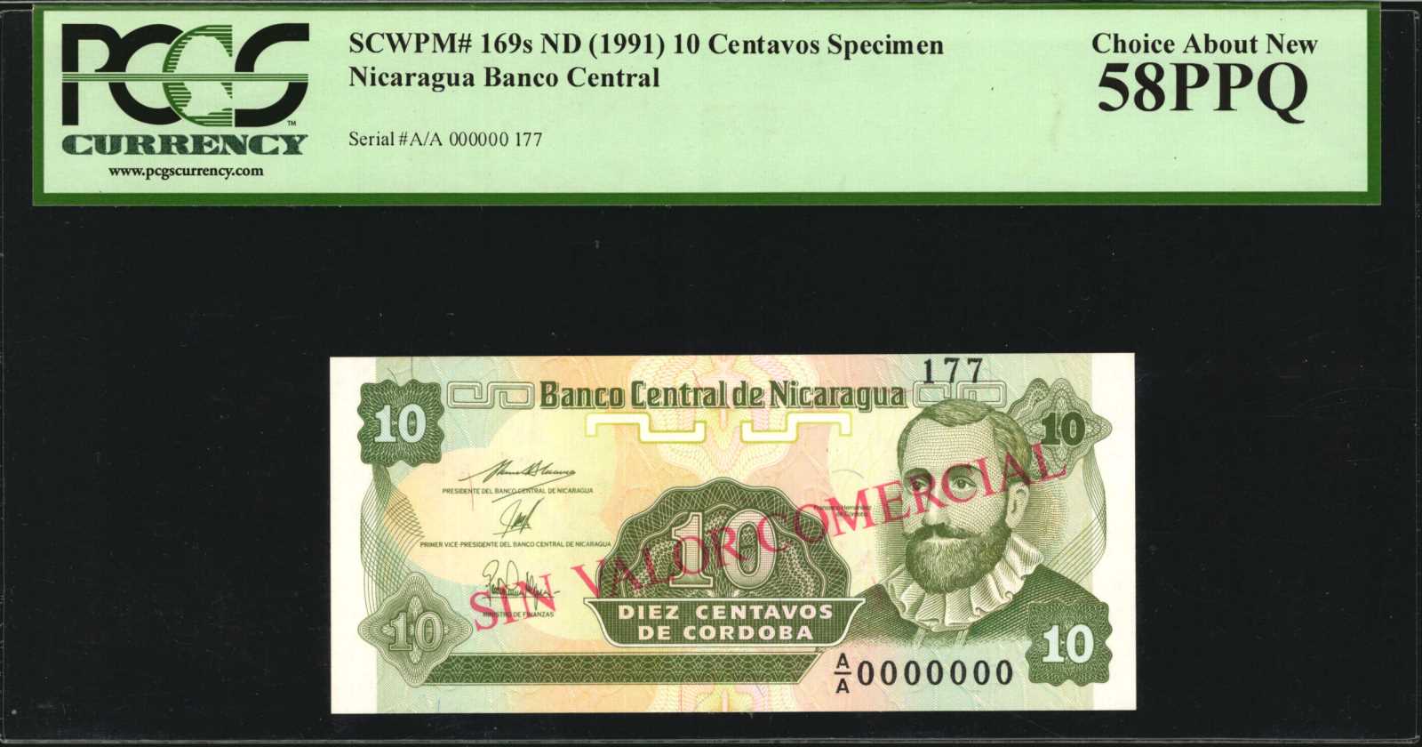 image for: Nicaragua  10 centavos(B463bs)