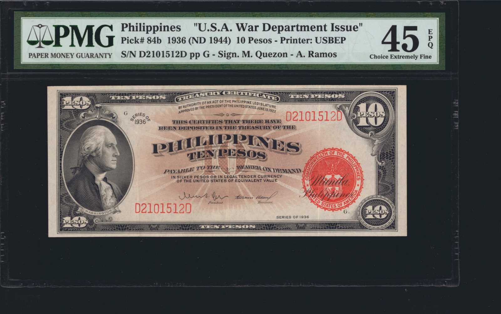 image for: Philippines  10 pesos (B541a)