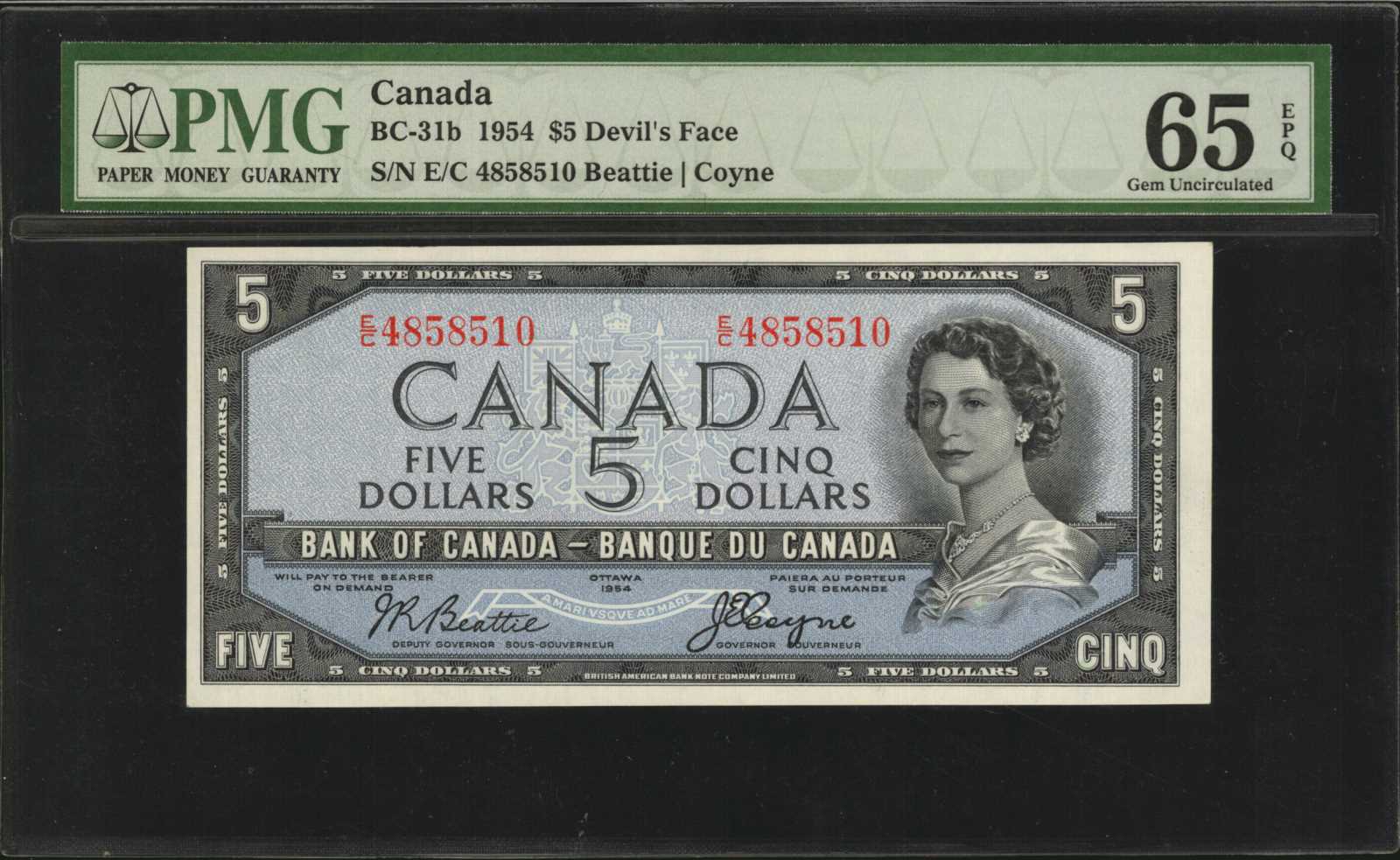 image for: Canada  5 dollars (B331s)