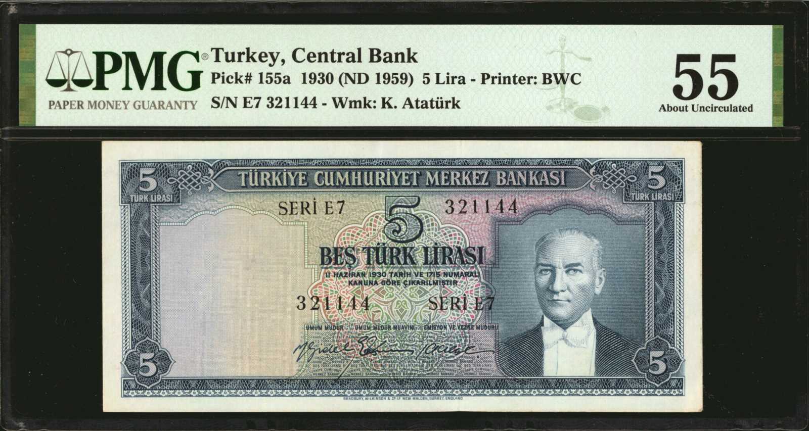 image for: Turkey  5 T?rk liras? (B236as)
