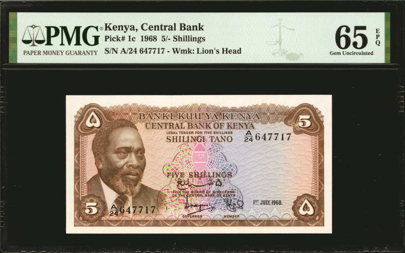 image for: Kenya  5 shillings (B101p)