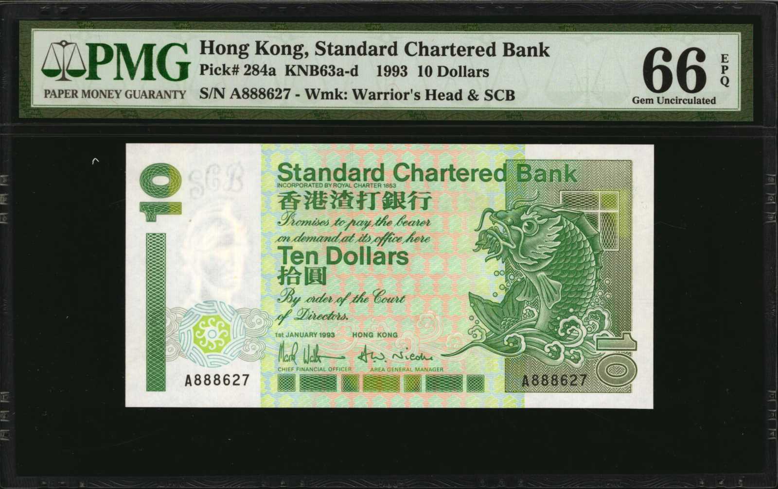 image for: Hong Kong  10 dollars (B407c)