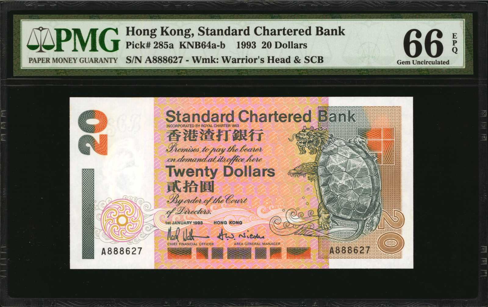 image for: Hong Kong  10 dollars (B407c)