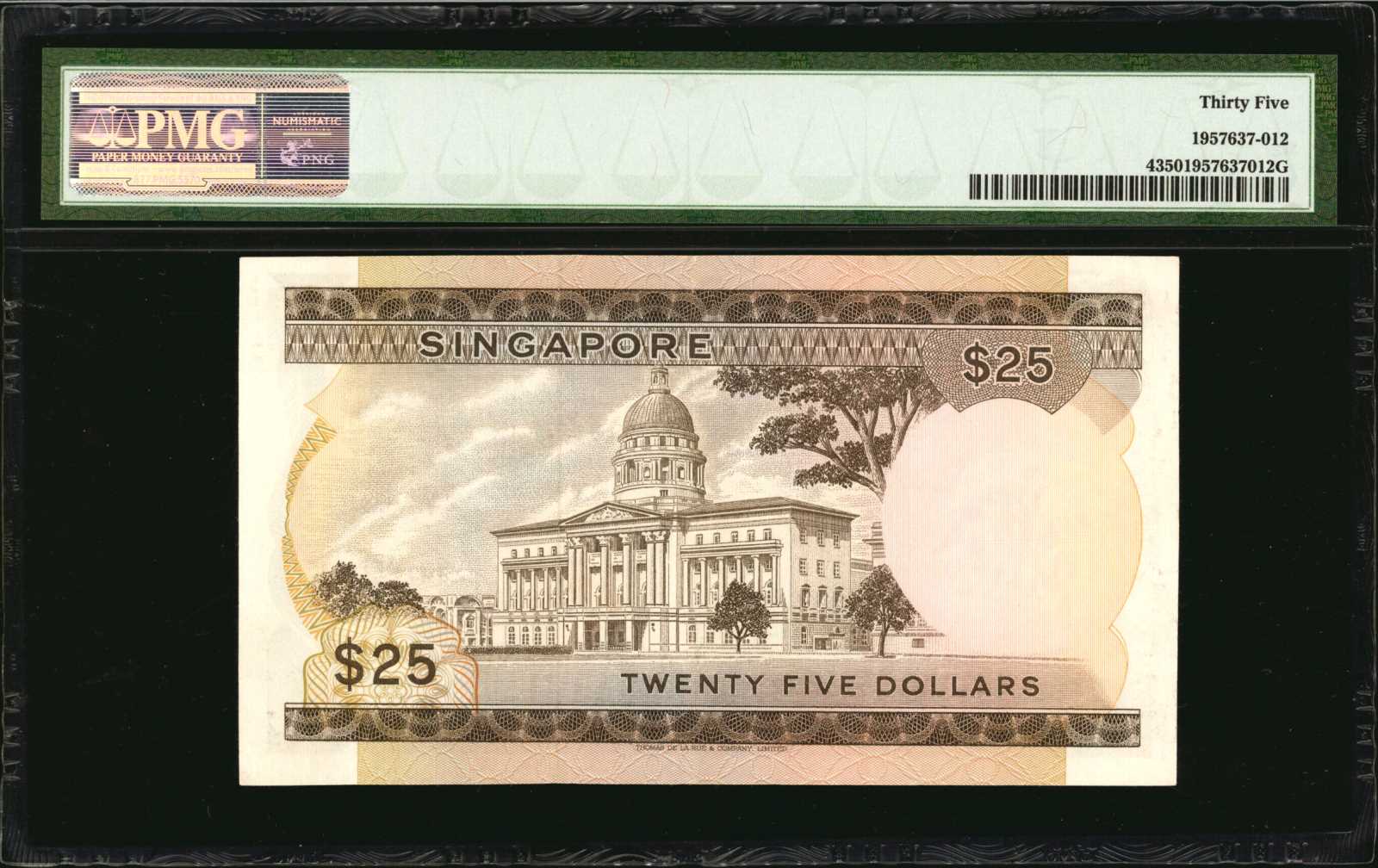 image for: Singapore  25 dollars (B104az)