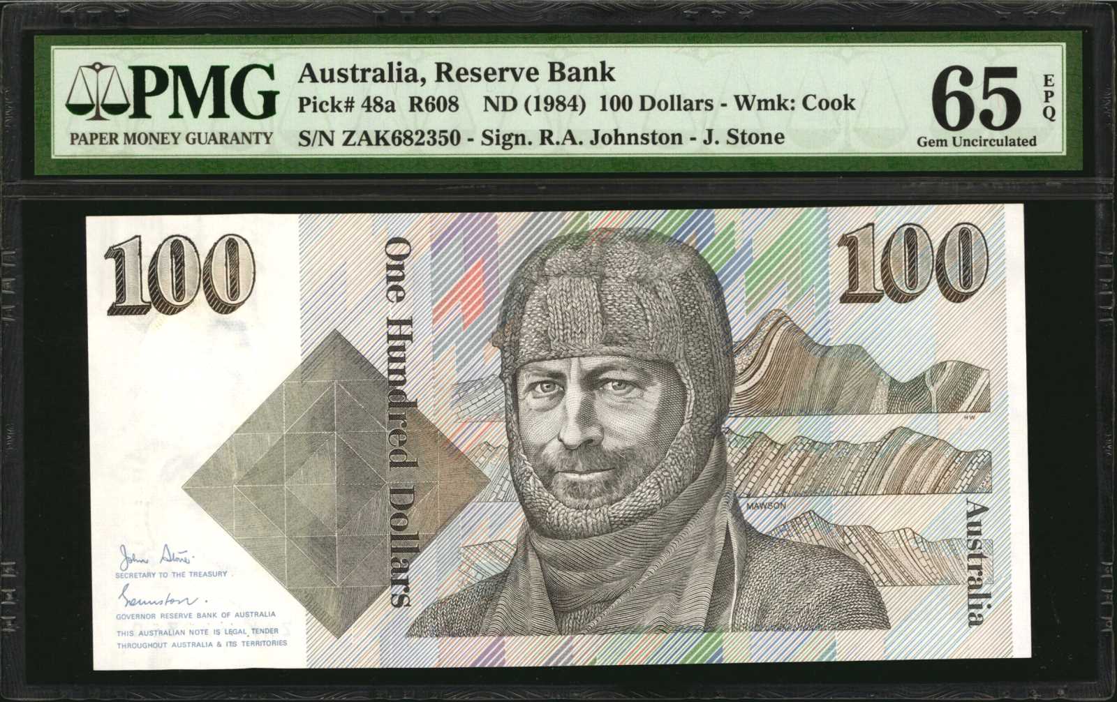 image for: Australia  100 dollars (B216c)