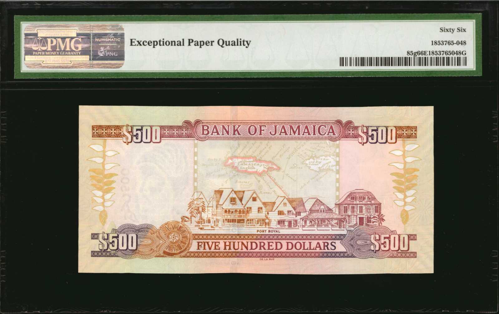 image for: Jamaica  500 dollars (B240g)