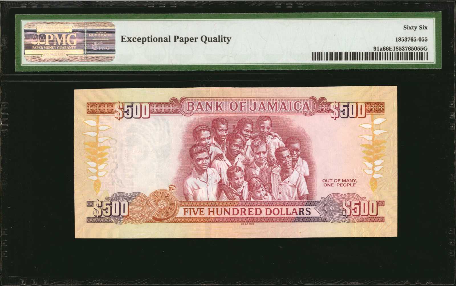 image for: Jamaica  500 dollars (B240g)