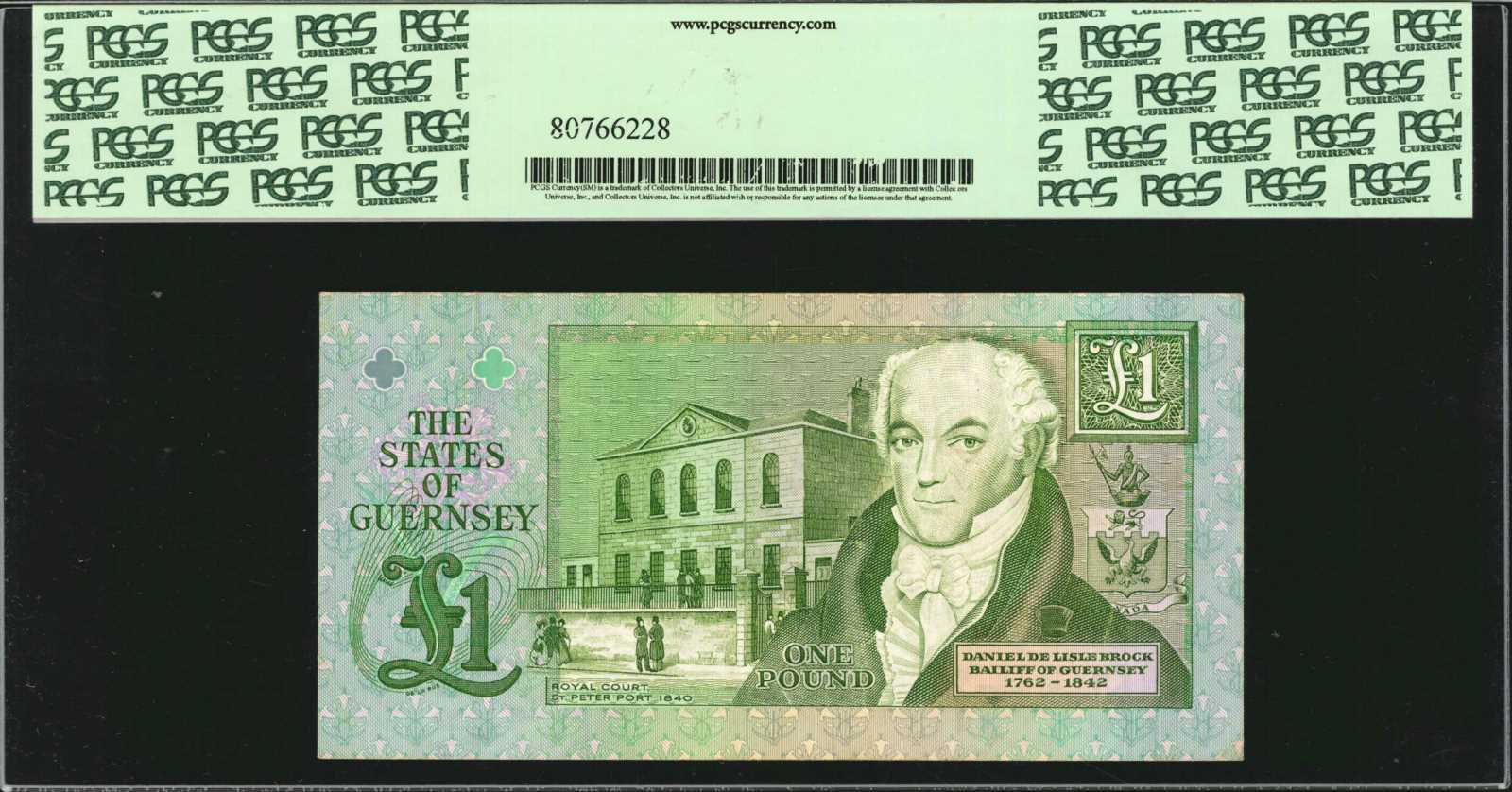 image for: Guernsey  1 pound (B157d)