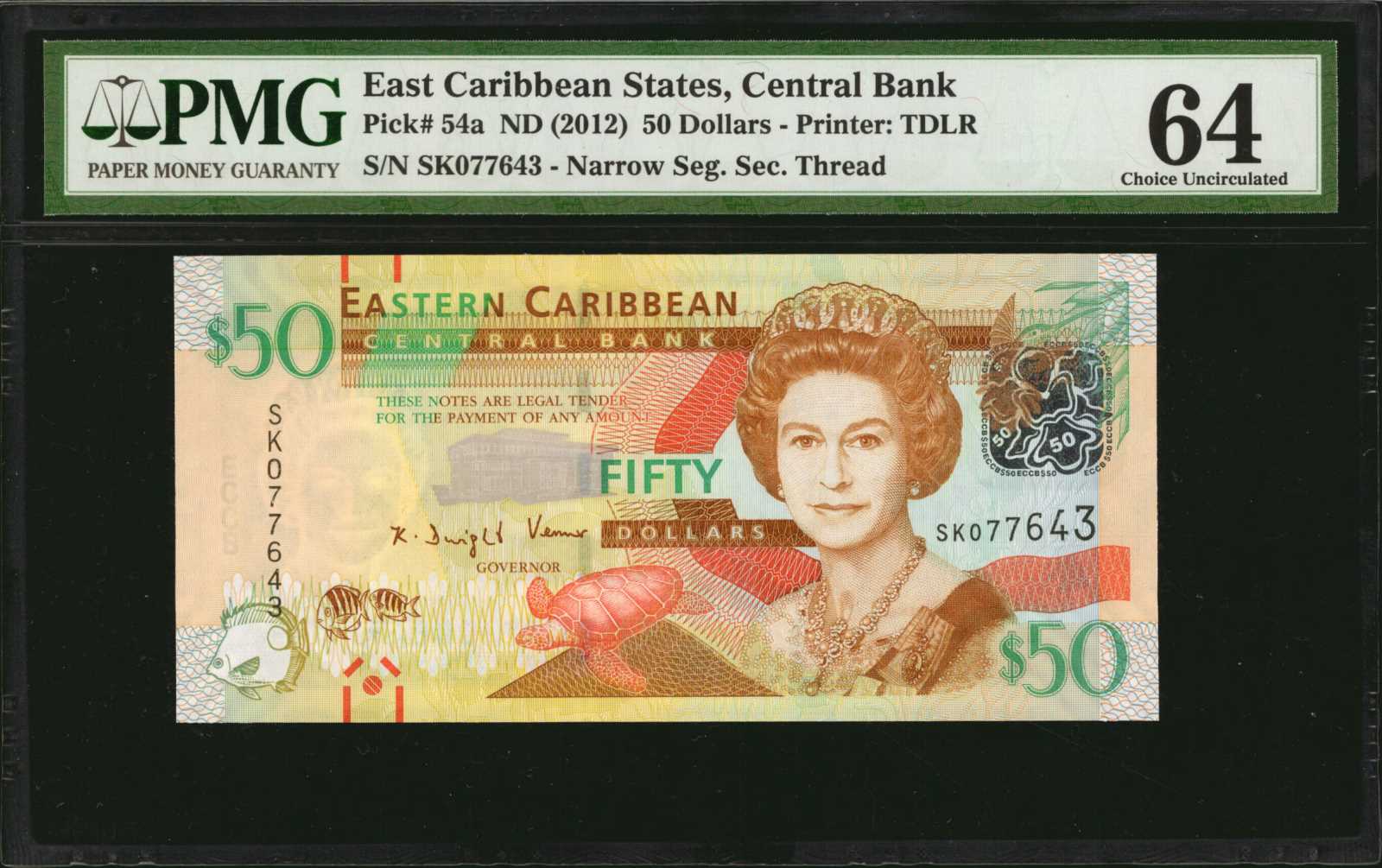 image for: East Caribbean States  50 dollars (B238a)