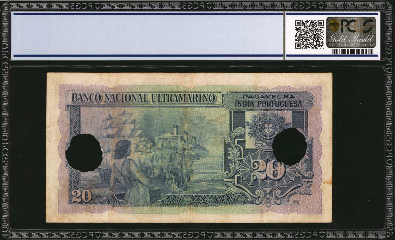 image for: Portuguese India  20 rupias(B326gs)