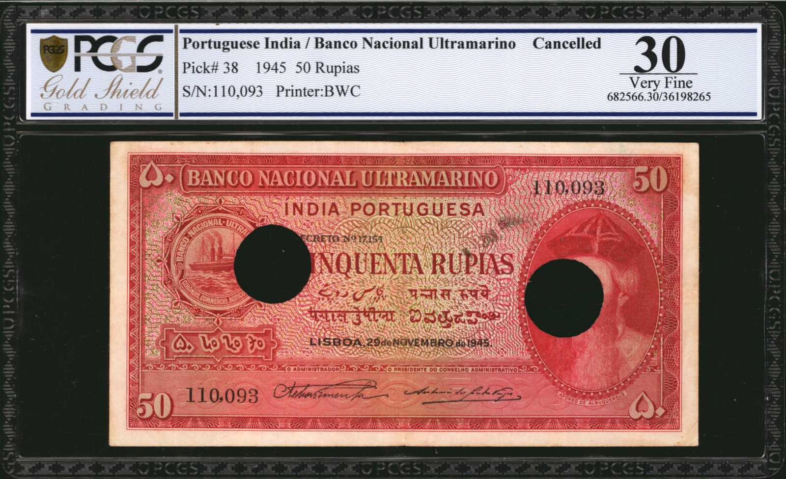image for: Portuguese India  50 rupias(B327as1)