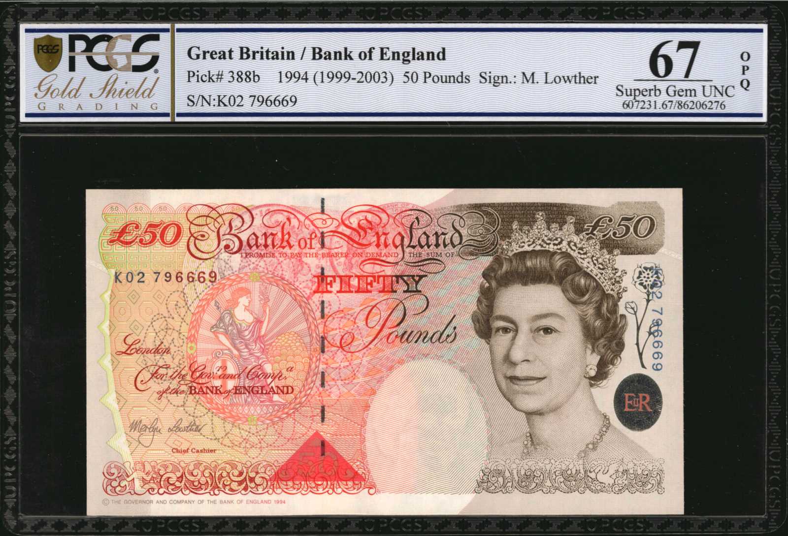image for: United Kingdom  50 pounds (B197a)